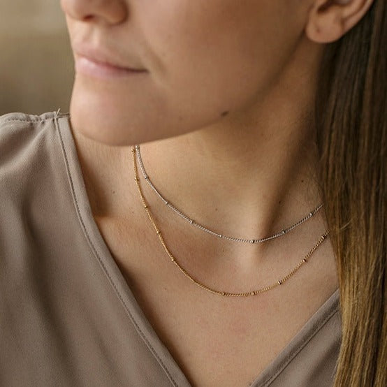 Gold bobble deals chain choker