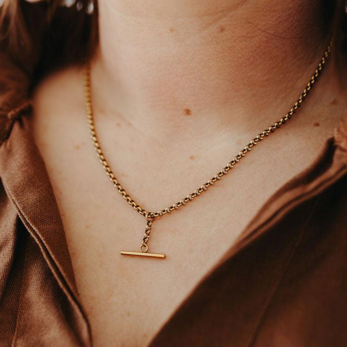 Large T Bar Necklace