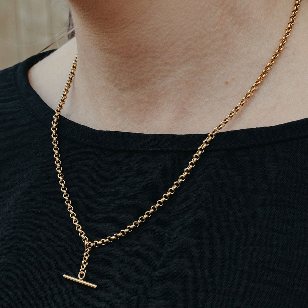 Large T Bar Necklace