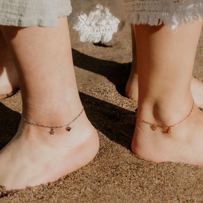 Charm Paperclip Anklet