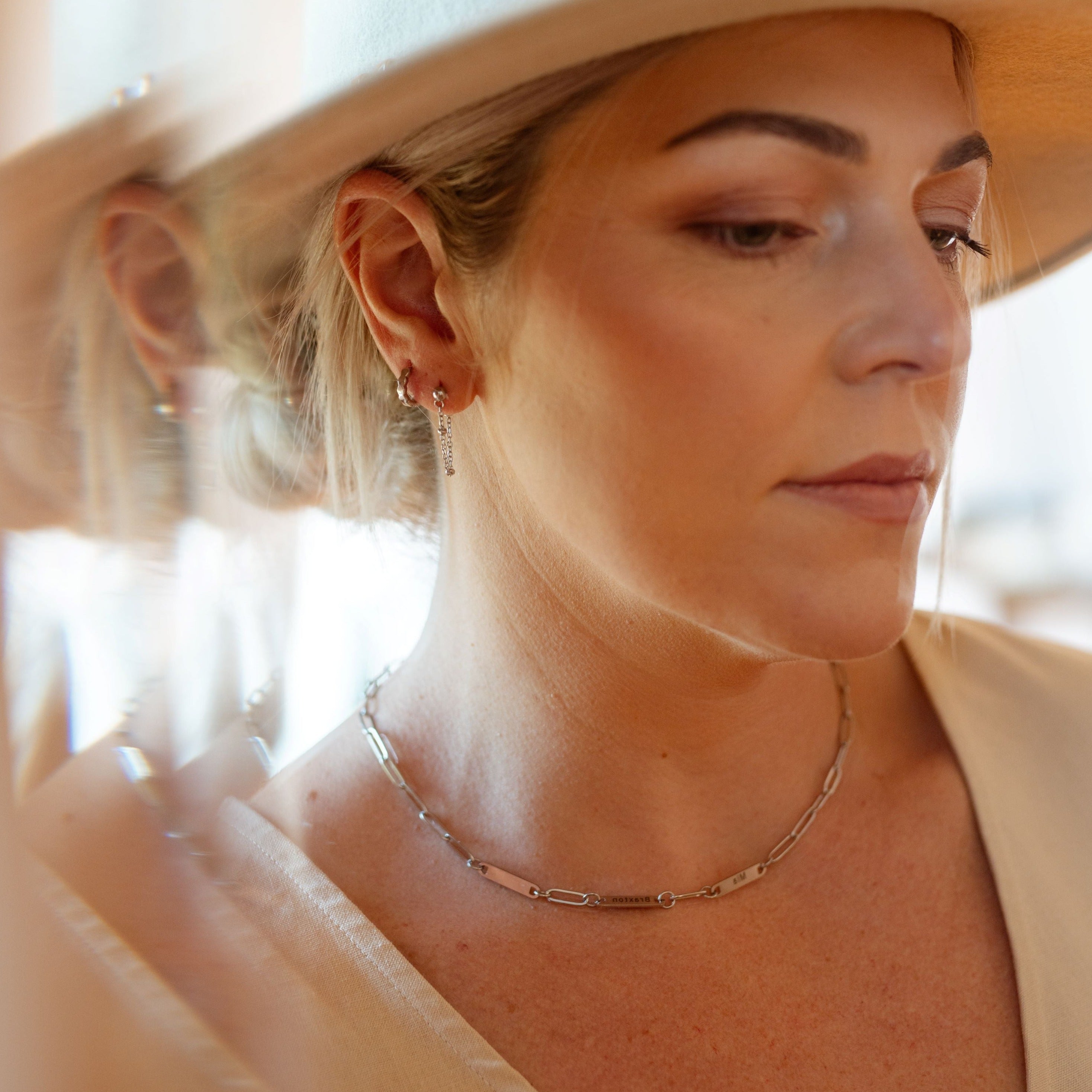 Engraved Paperclip Chain