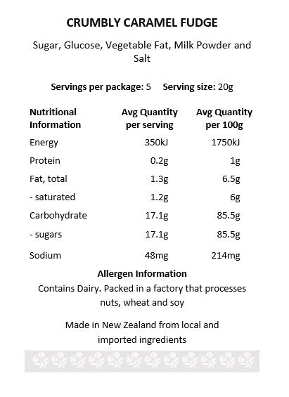 Crumbly Caramel Fudge