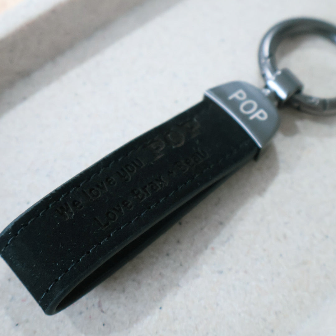 Leather Strap Keyring