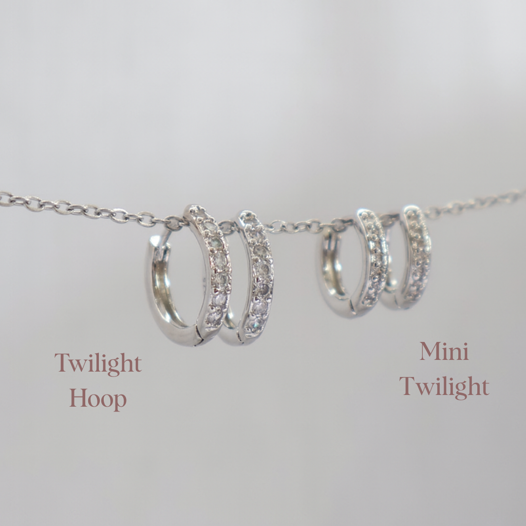 Waterproof Mini Twilight Hoops