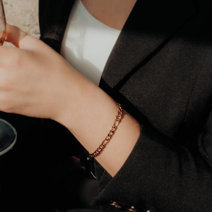 Large Figaro Bracelet