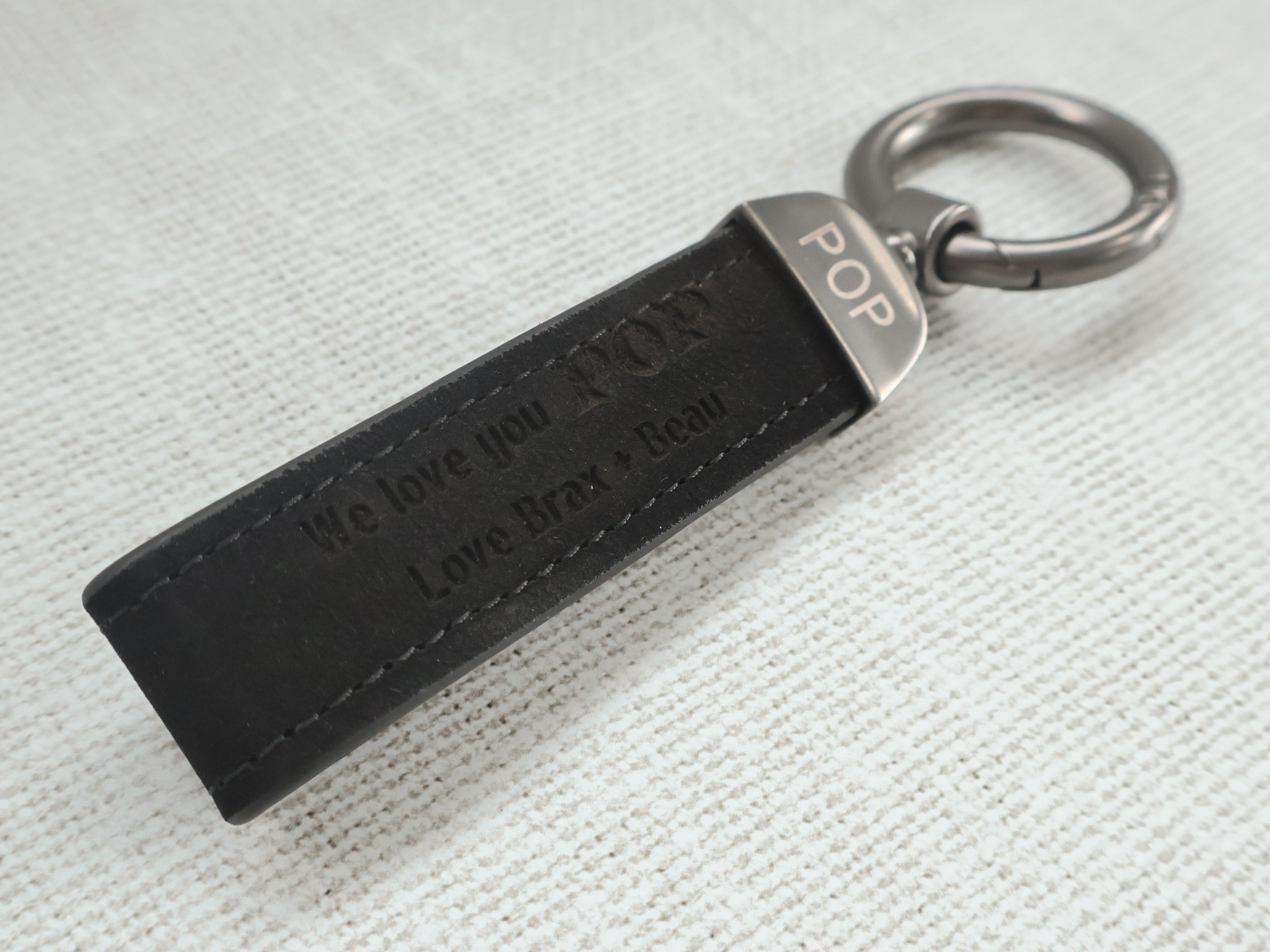 Leather Strap Keyring