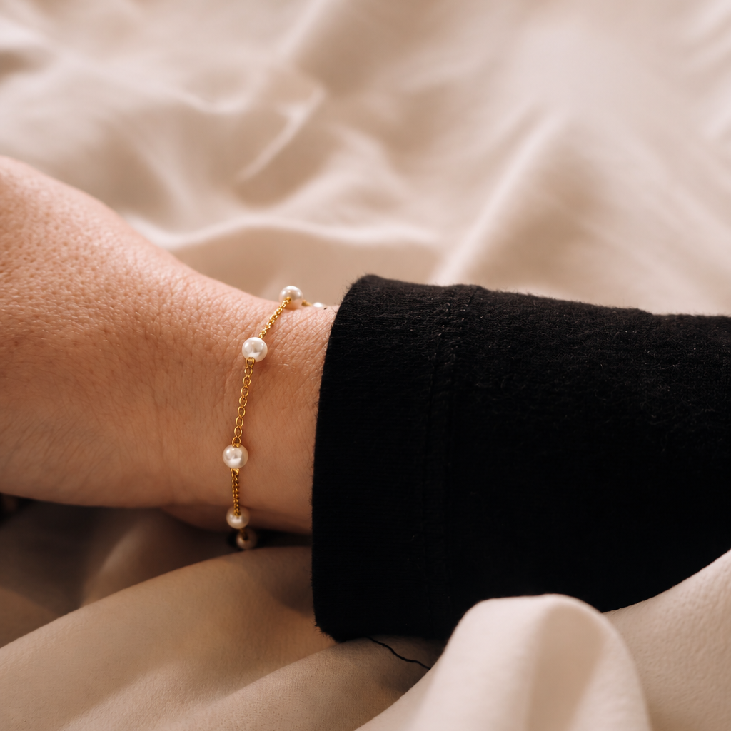 Pearl Chain Bracelet