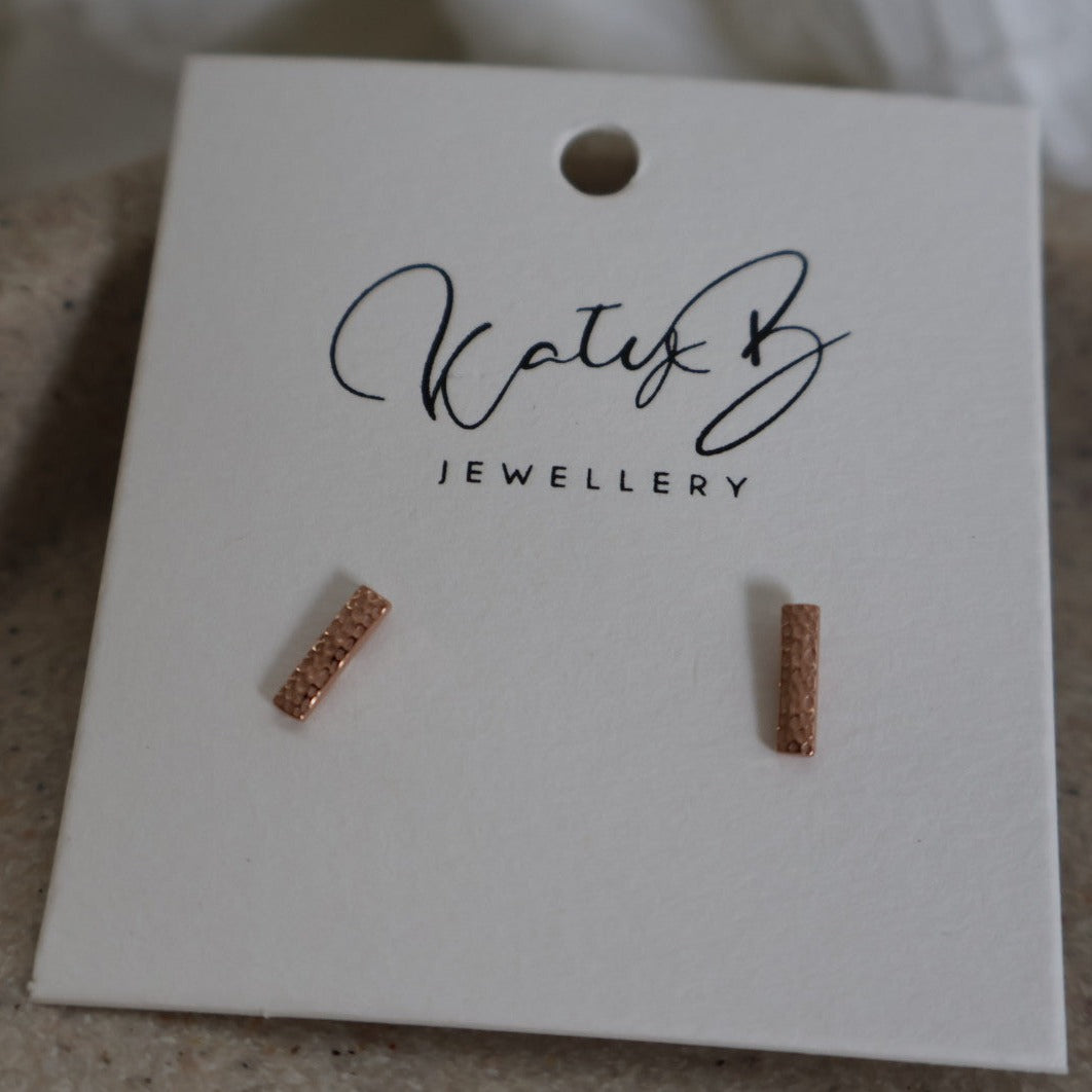 Bar Stud Earrings