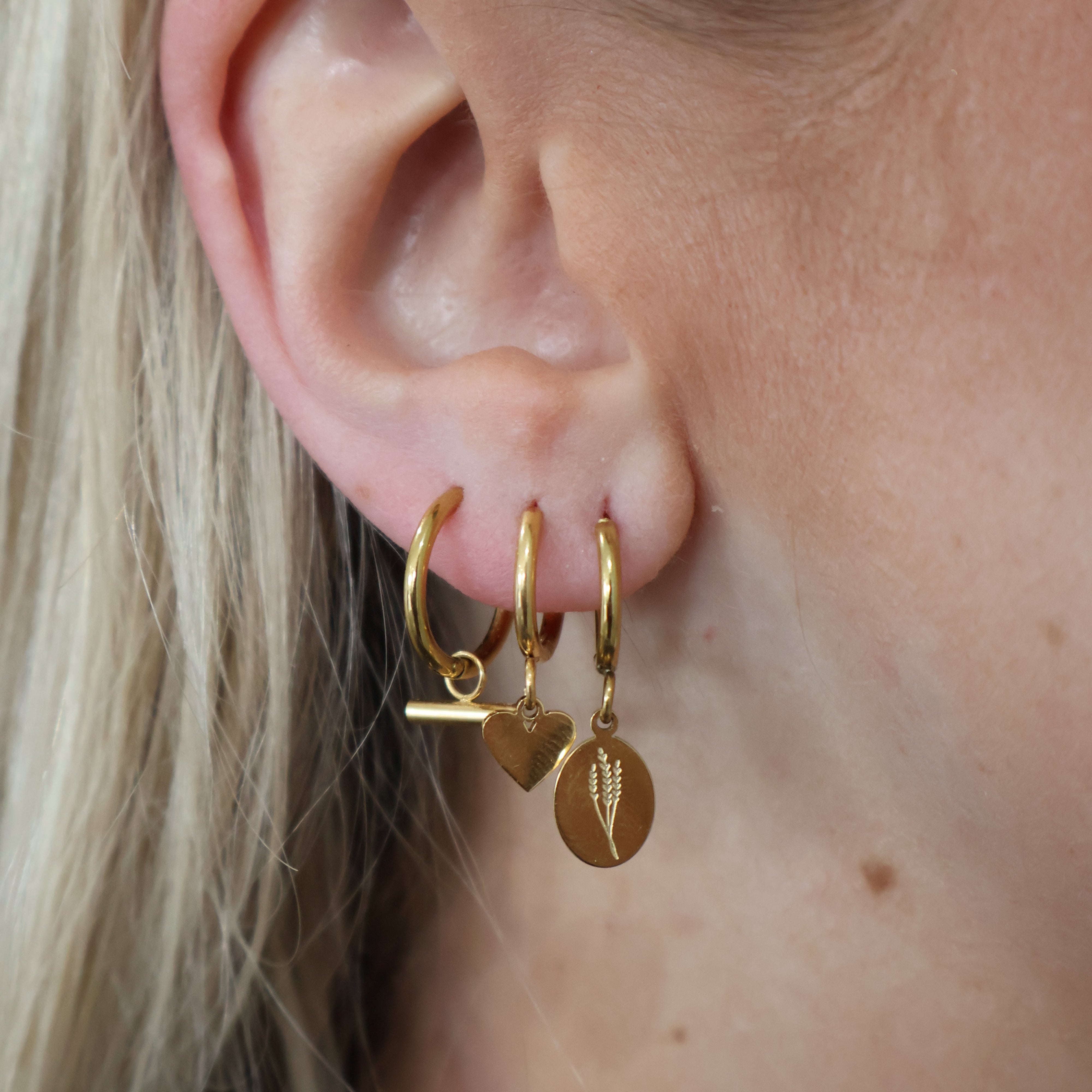 Hoop Earring Bundle - 3 pairs