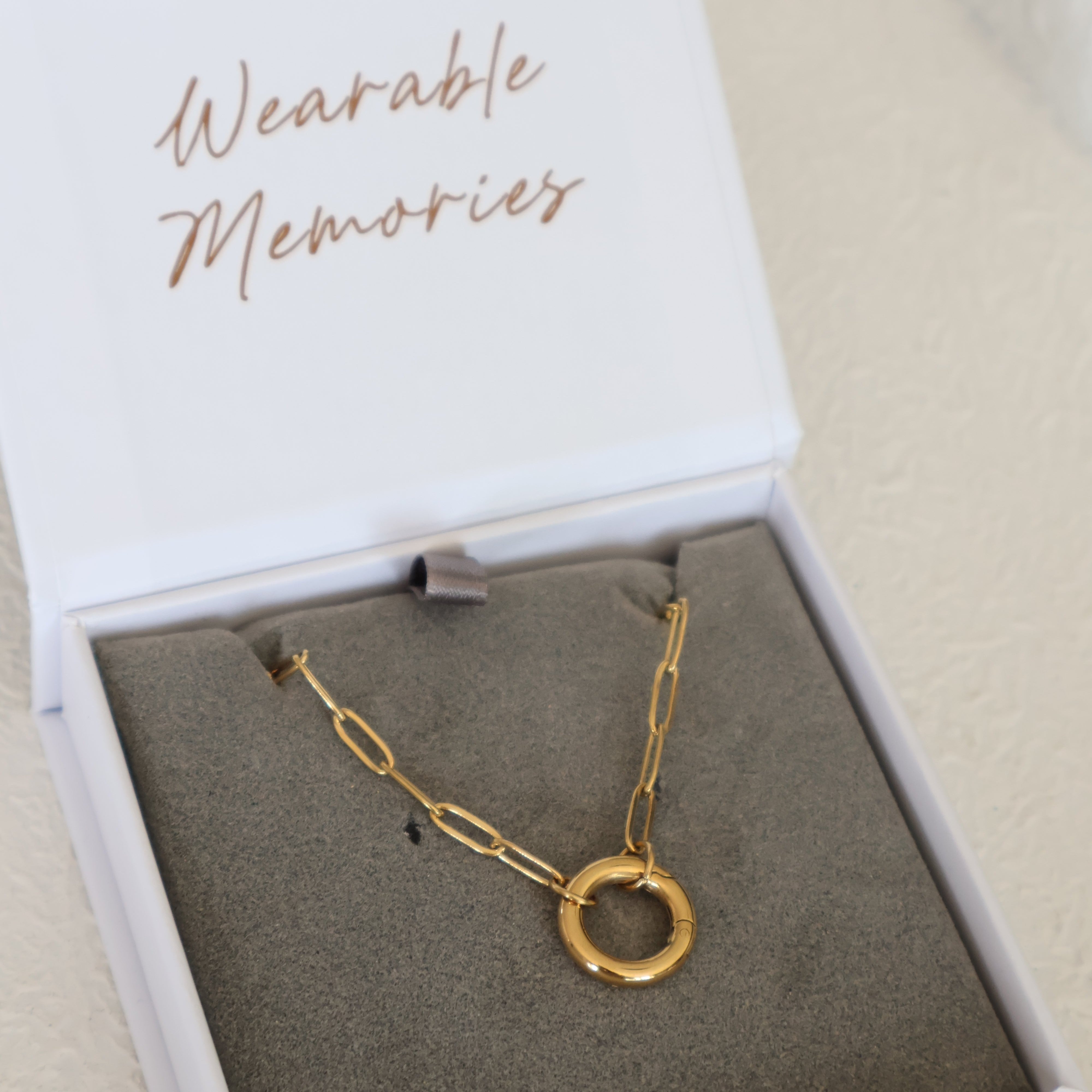 Charm Holder Necklace - NECKLACE ONLY