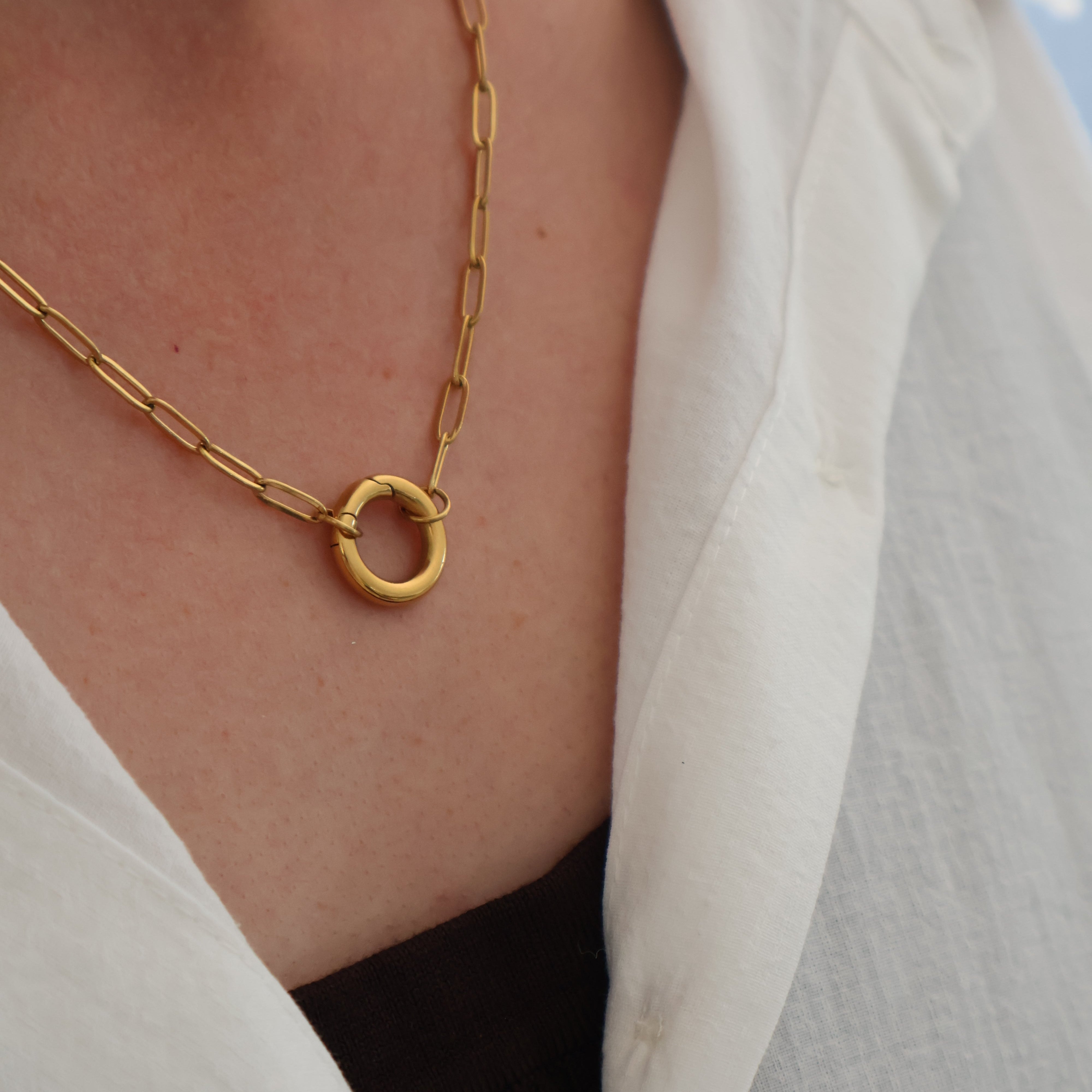 Charm Holder Necklace - NECKLACE ONLY