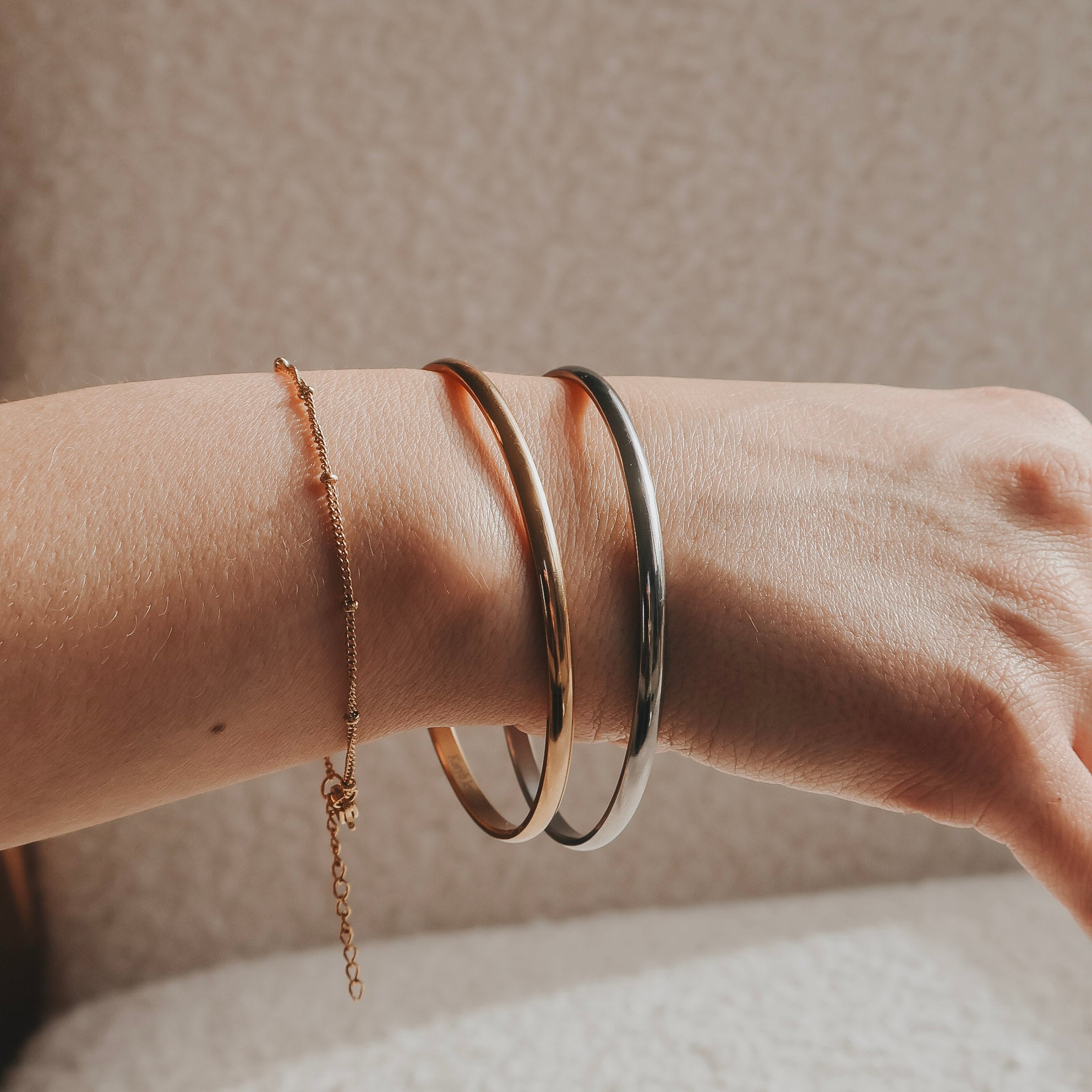 Classic (4mm) Bangle + Bracelet Bundle