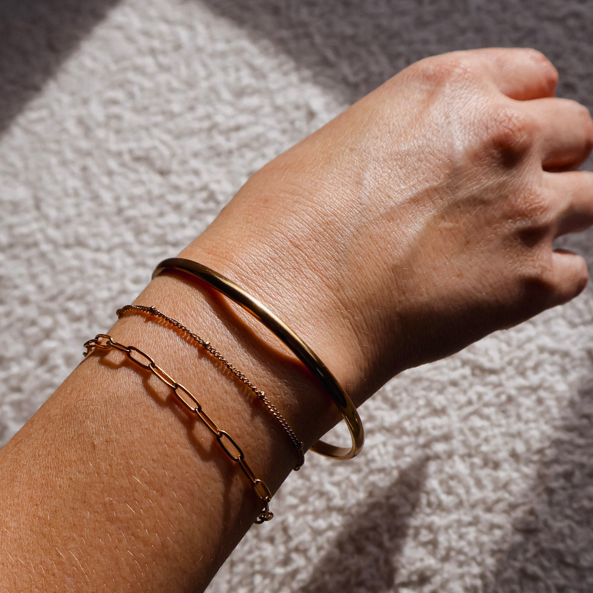 Classic (4mm) Bangle + Bracelet Bundle