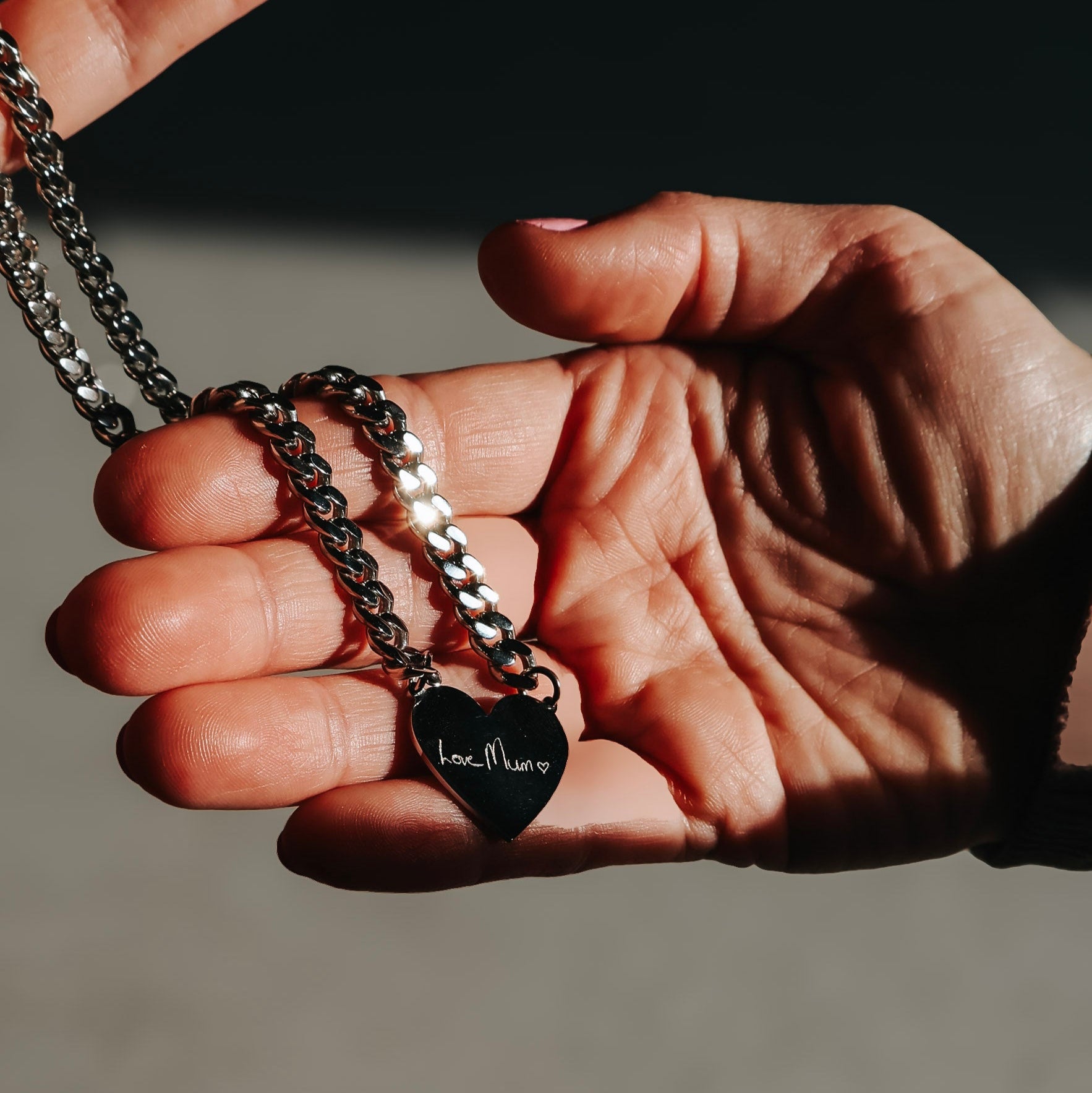Personalised Statement Heart Necklace