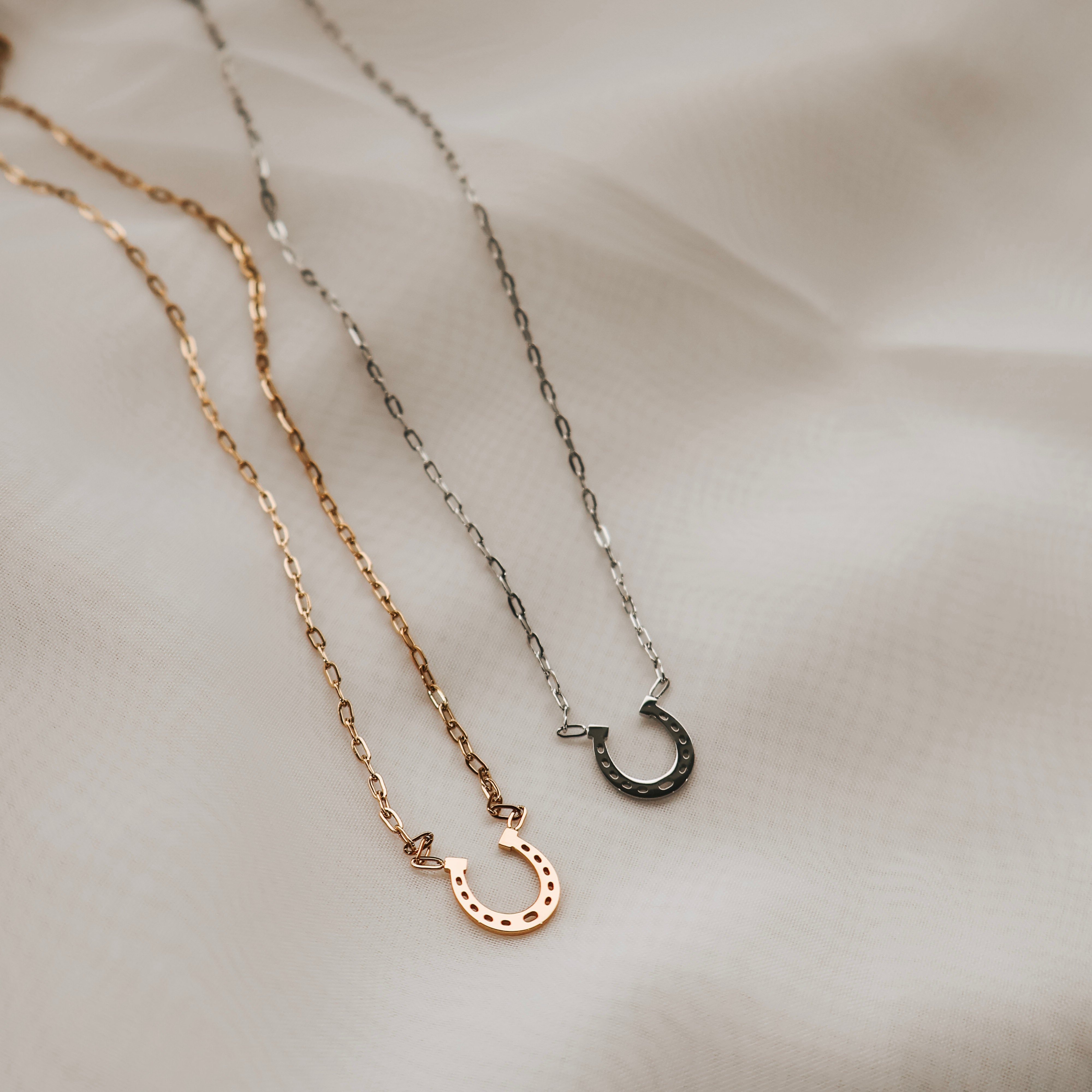 Small Horse Shoe Necklace – Katyb Jewellery Design