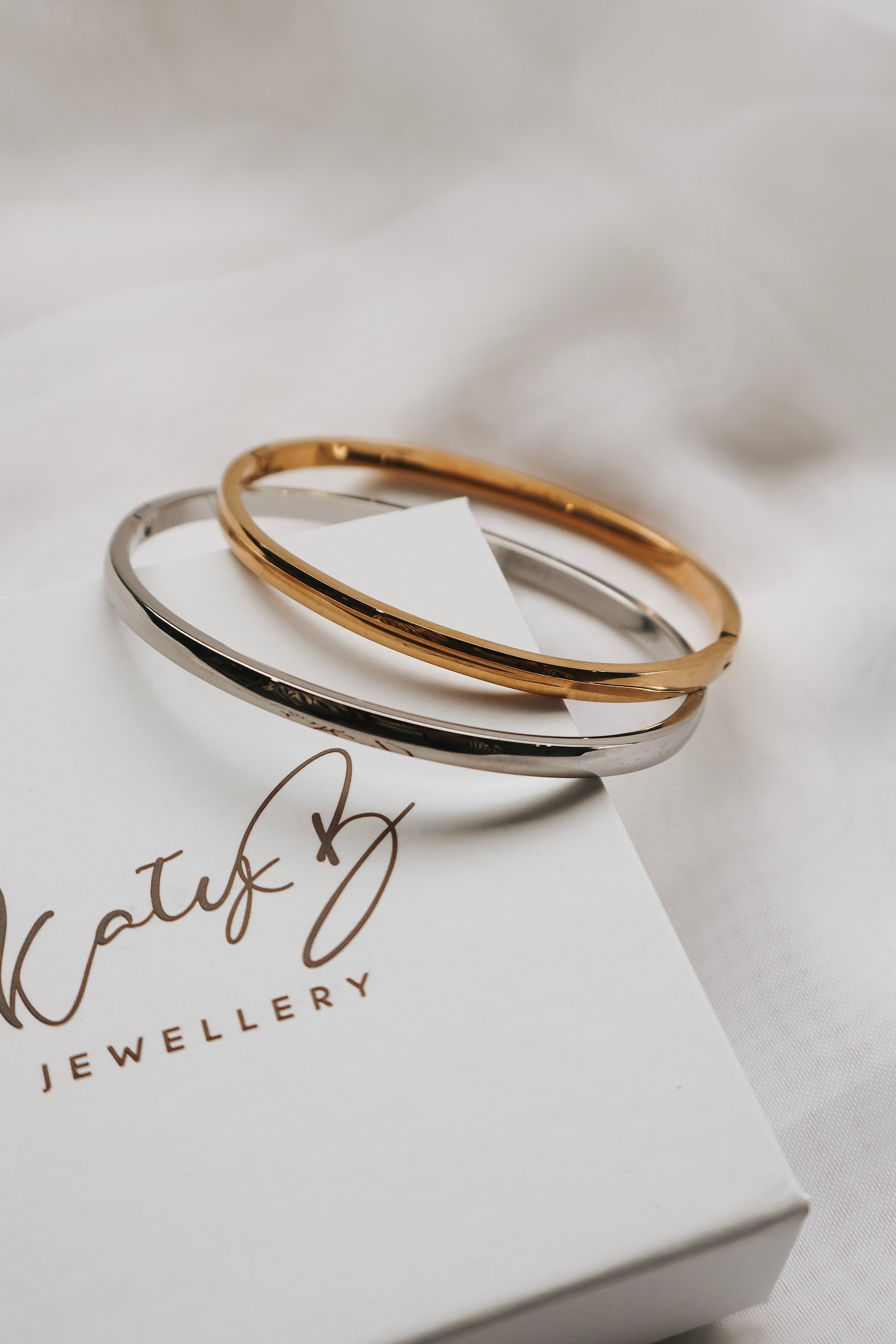 Oval Bangle + Bracelet Bundle
