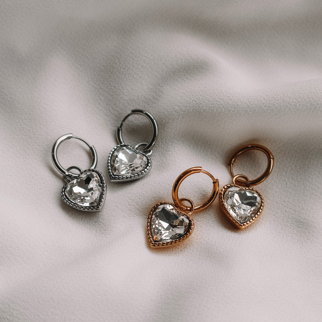 CZ Statement Heart Bundle
