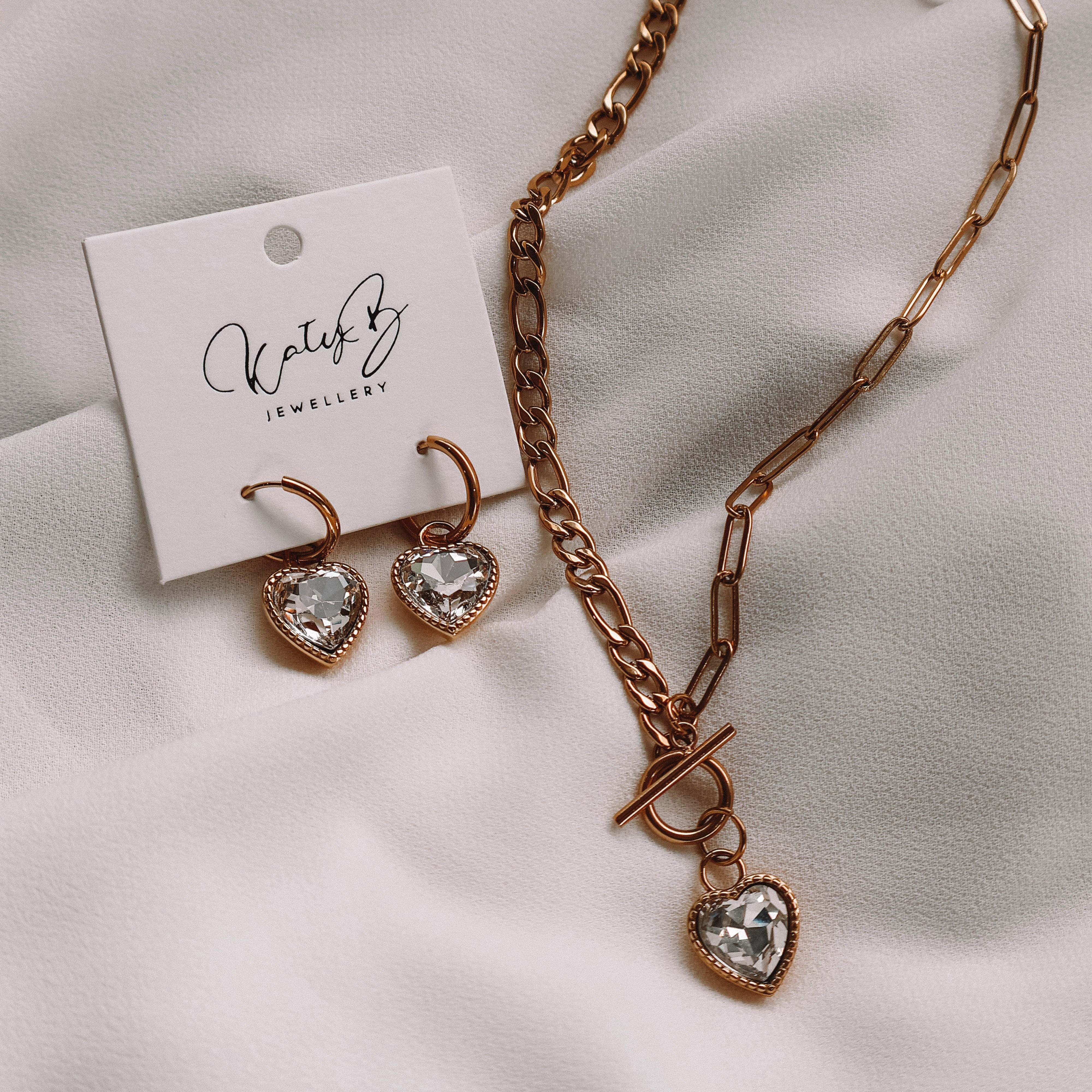 CZ Statement Heart Bundle