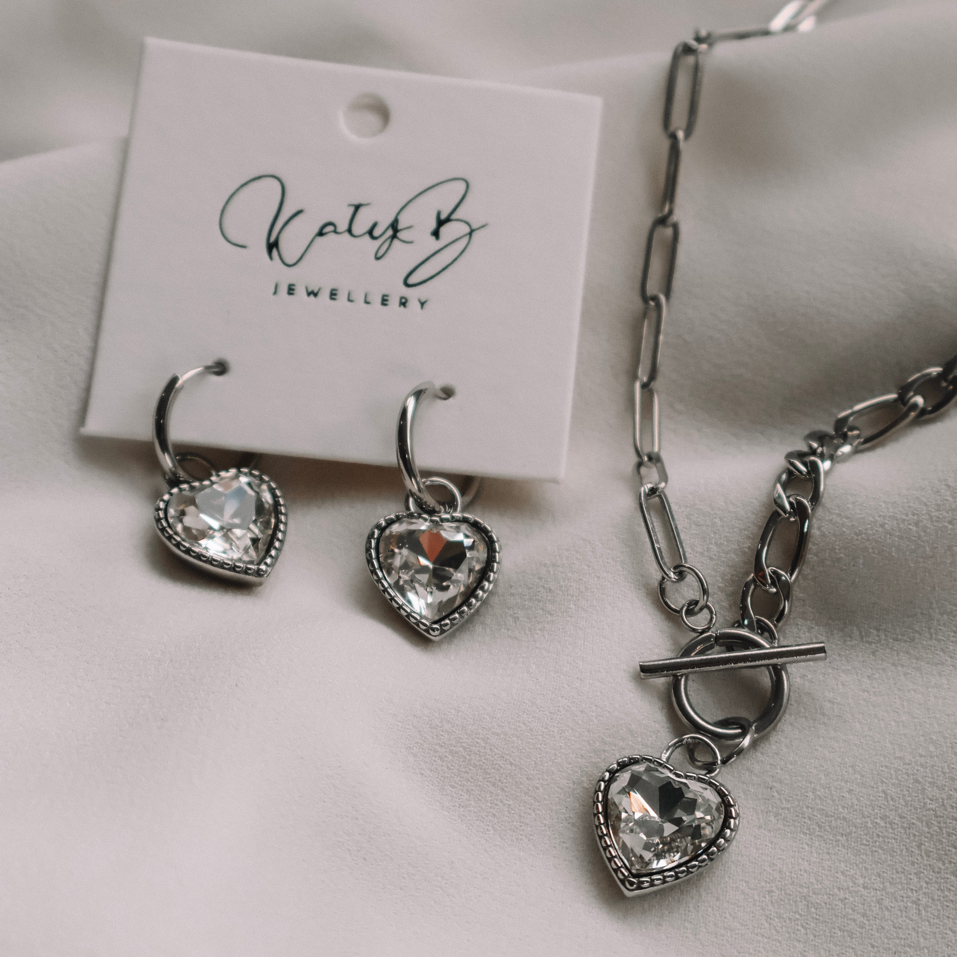 CZ Statement Heart Bundle