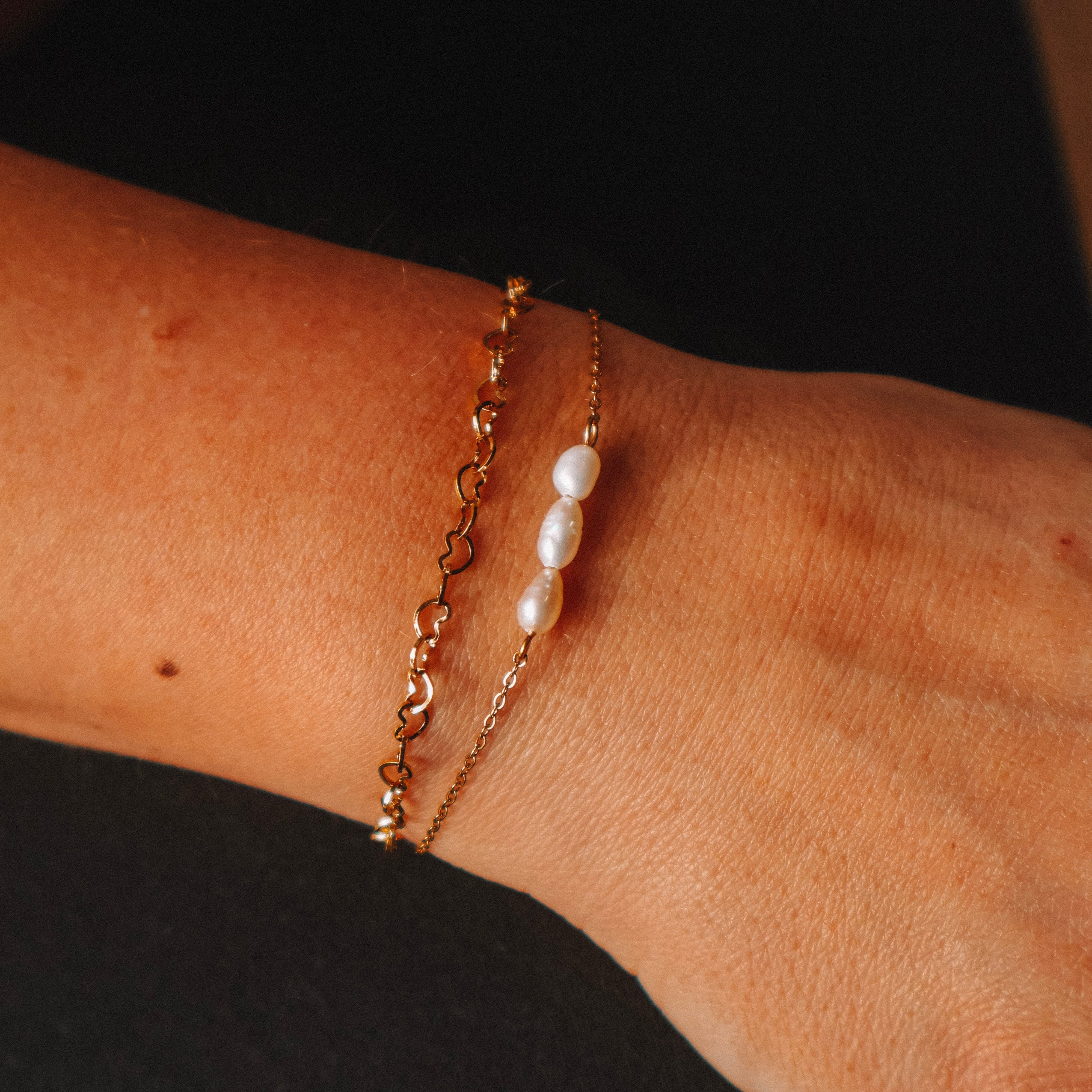 Heart Chain Bracelet