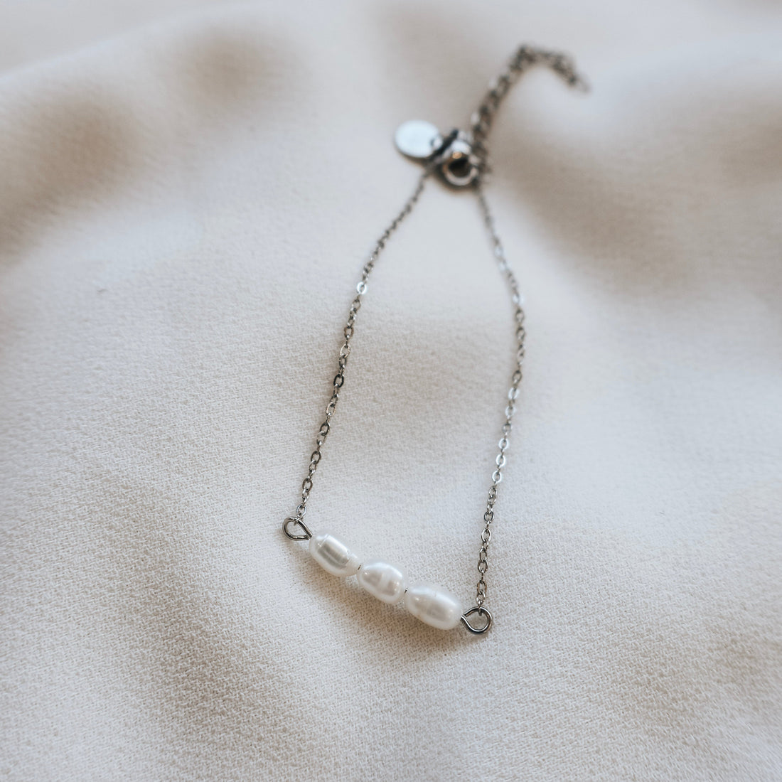 Pearl + Heart Bracelet Duo