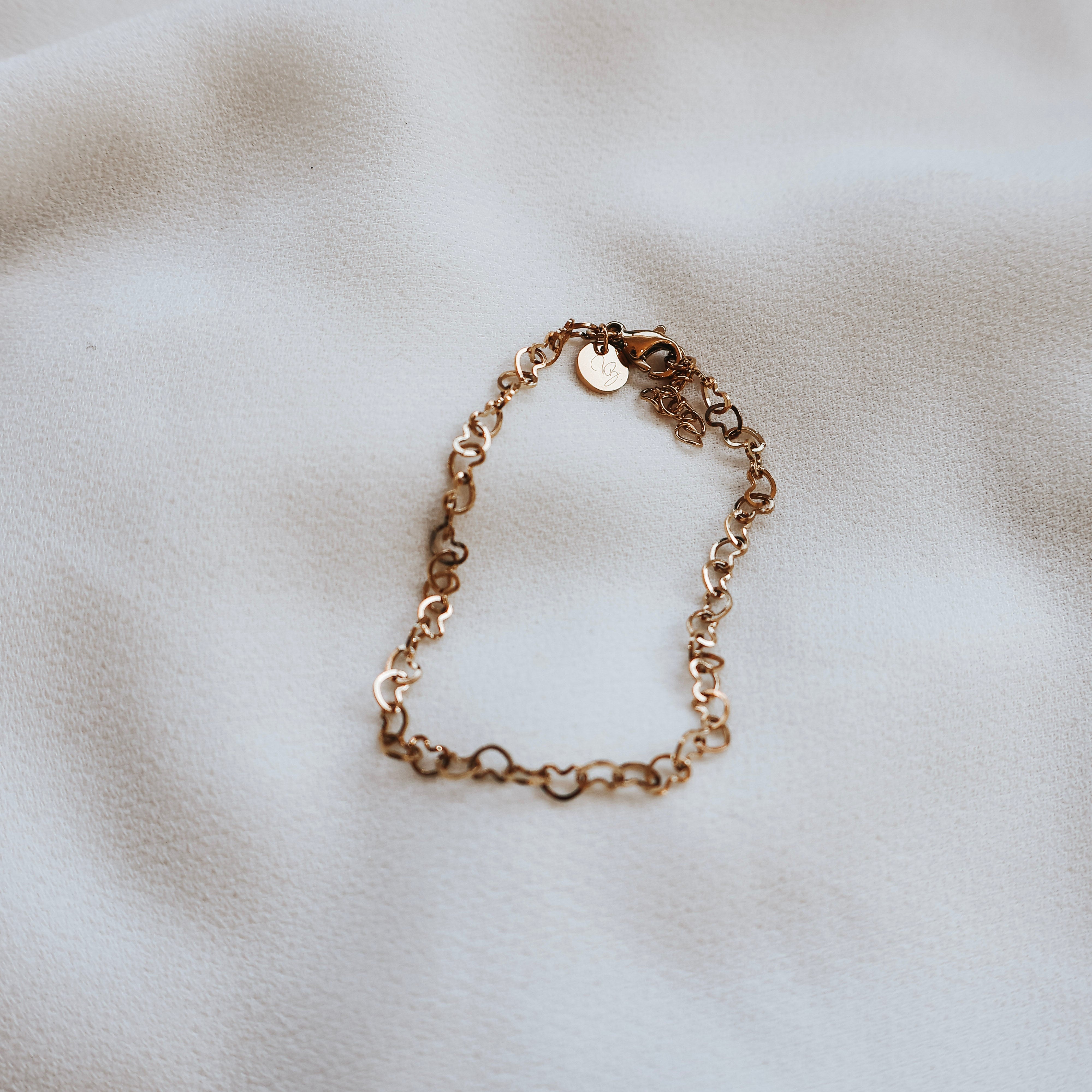 Heart Chain Bracelet
