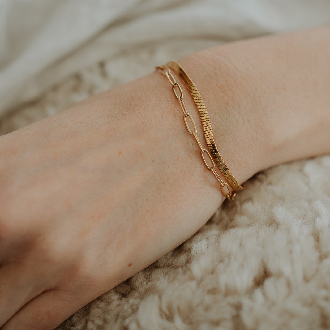 Snake Necklace and Bracelet Combo