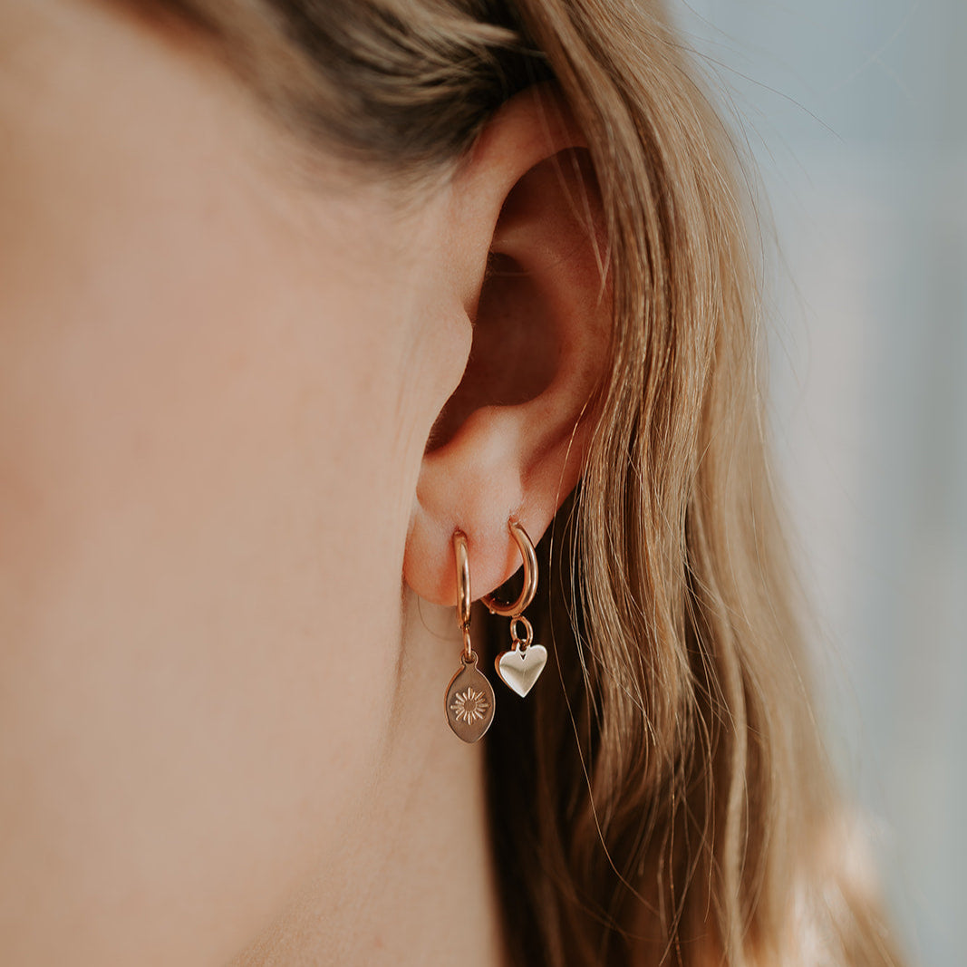 Rose Gold Hoop Bundle (3 pairs)