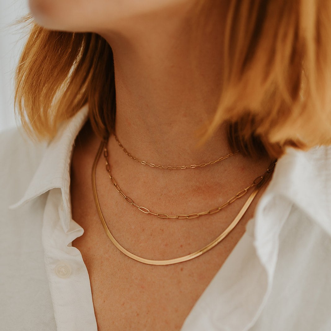 Snake Necklace and Bracelet Combo