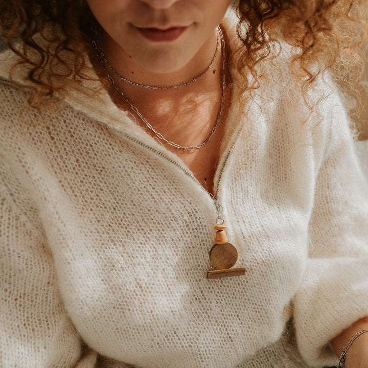 Rose Gold Large Paperclip Chain