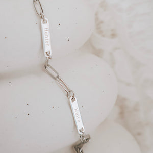 Engraved Paperclip Chain