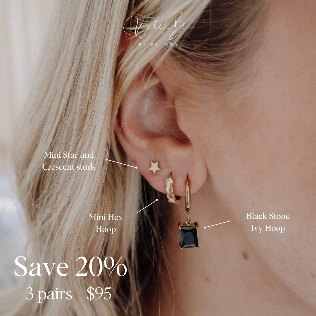 Ivy +  Hoop + Stud Bundle