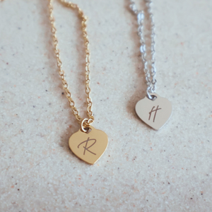 Sale Personalised Mini Heart Necklace