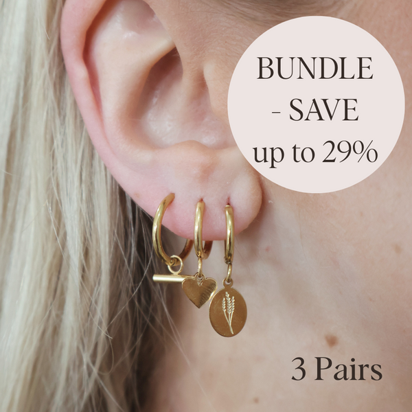 Hoop Earring Bundle - 3 pairs