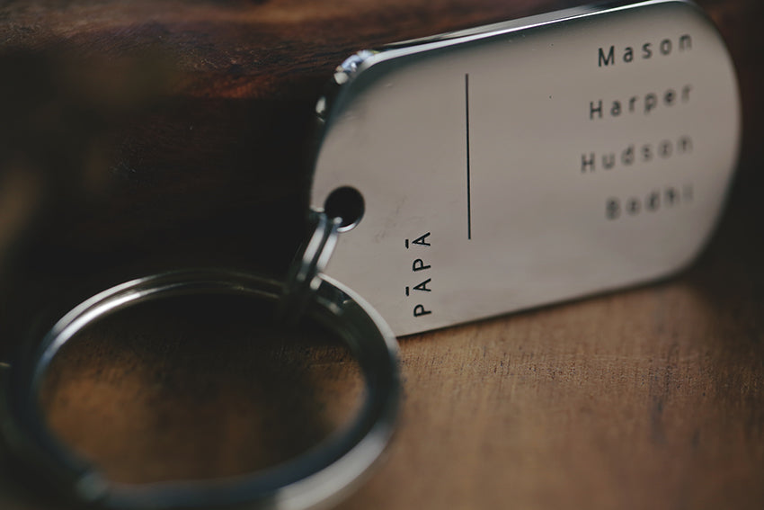 Names Dogtag keyring