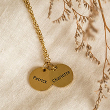 Individual Disc Engraved Name Necklace