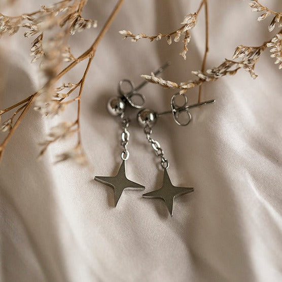 Star Drop Earrings