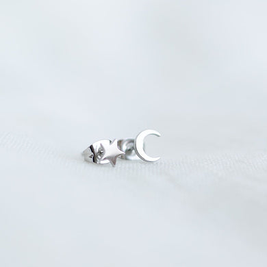 Star and Crescent Studs