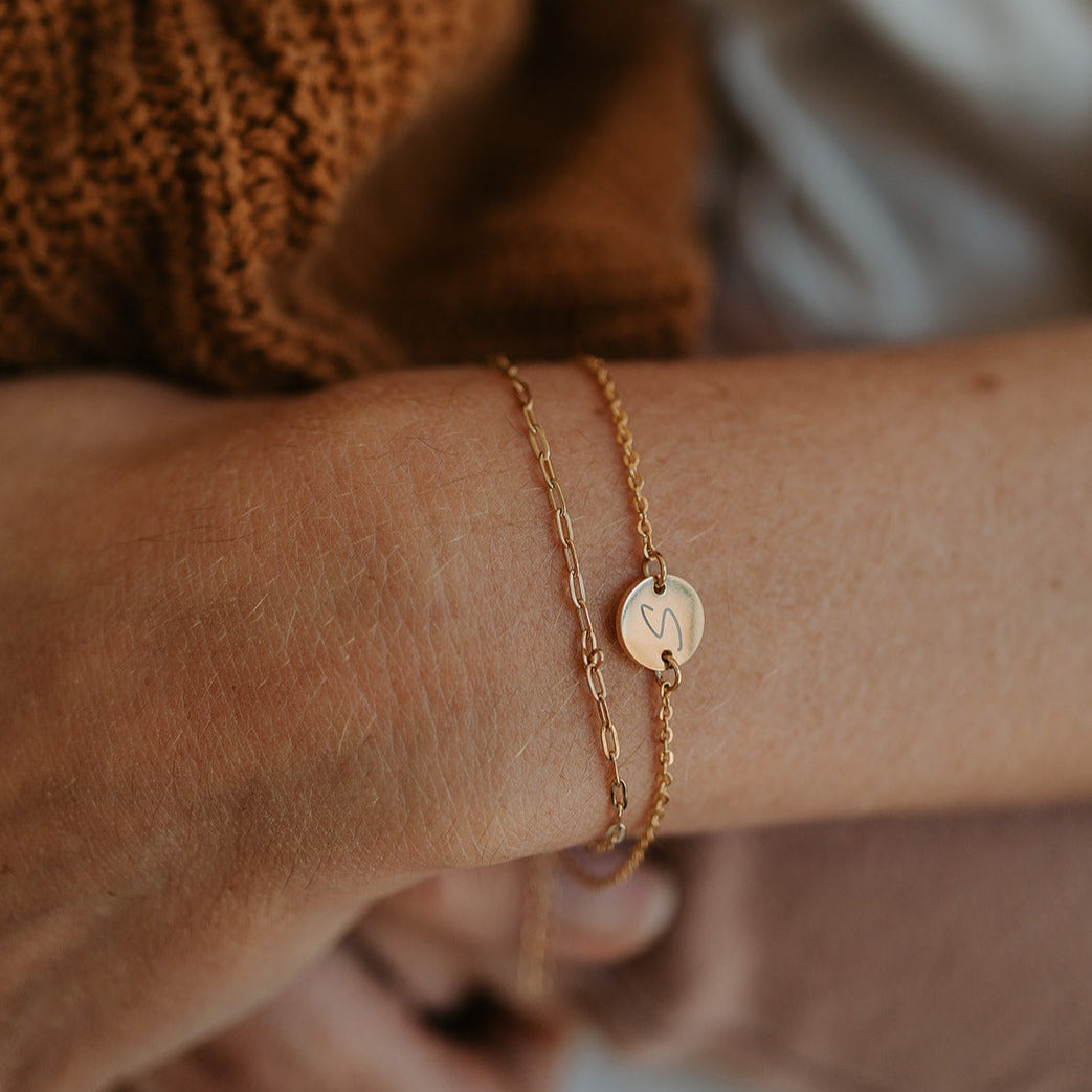 Mini Paperclip Chain Bracelet