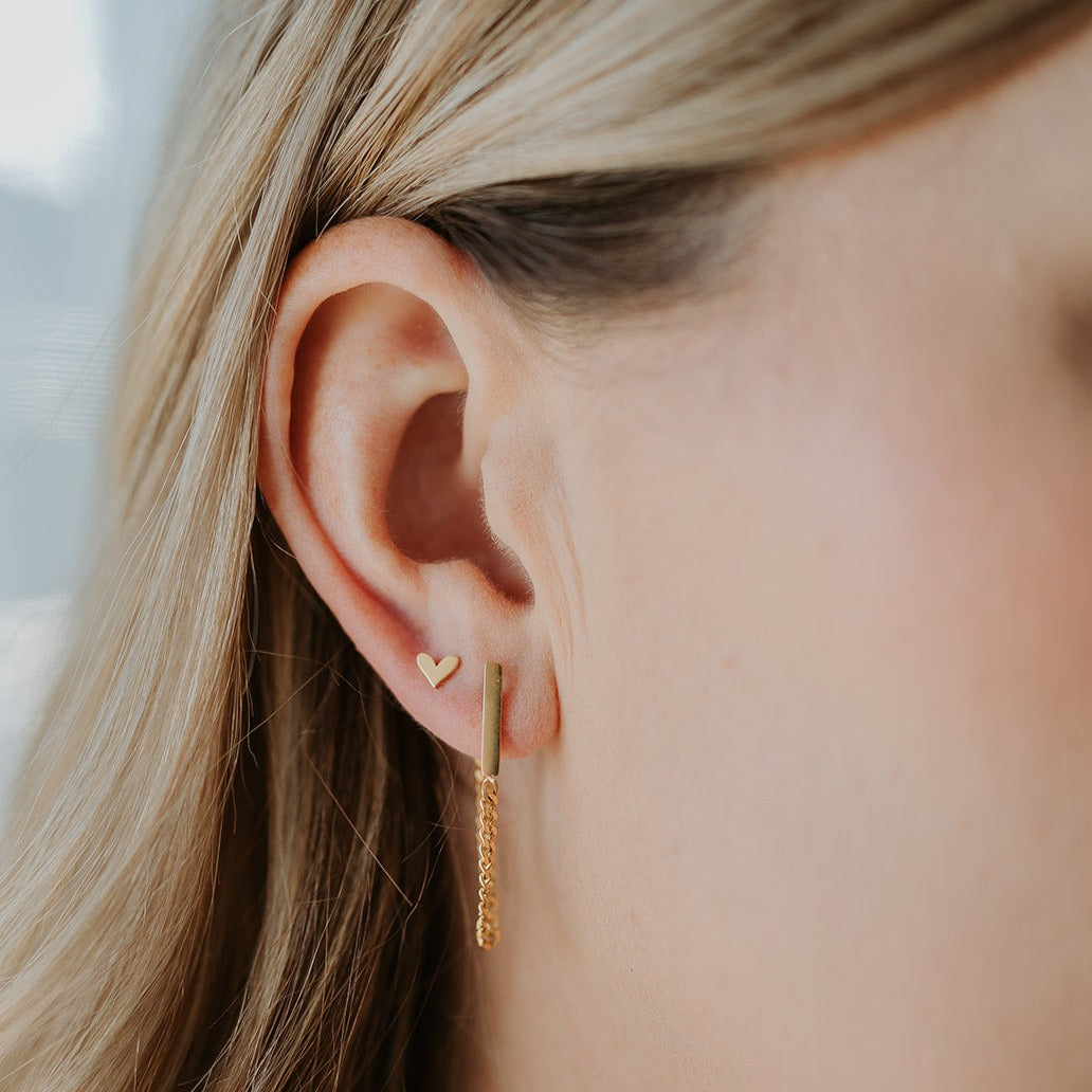 Mini Heart Earrings