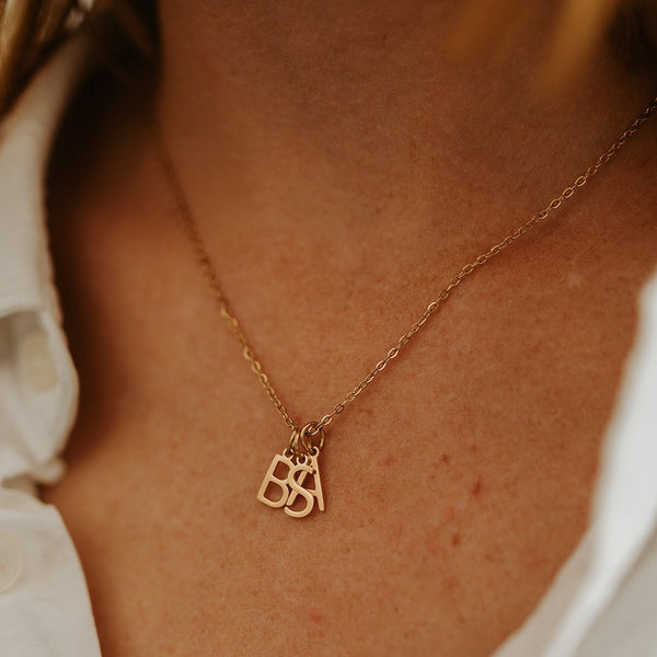 Letter Pendant Necklace – Katyb Jewellery Design