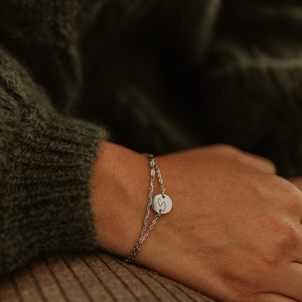 Mini Paperclip Chain Bracelet