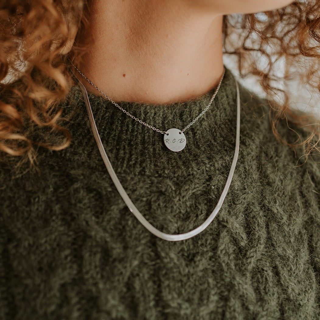 Circle Pendant Necklace