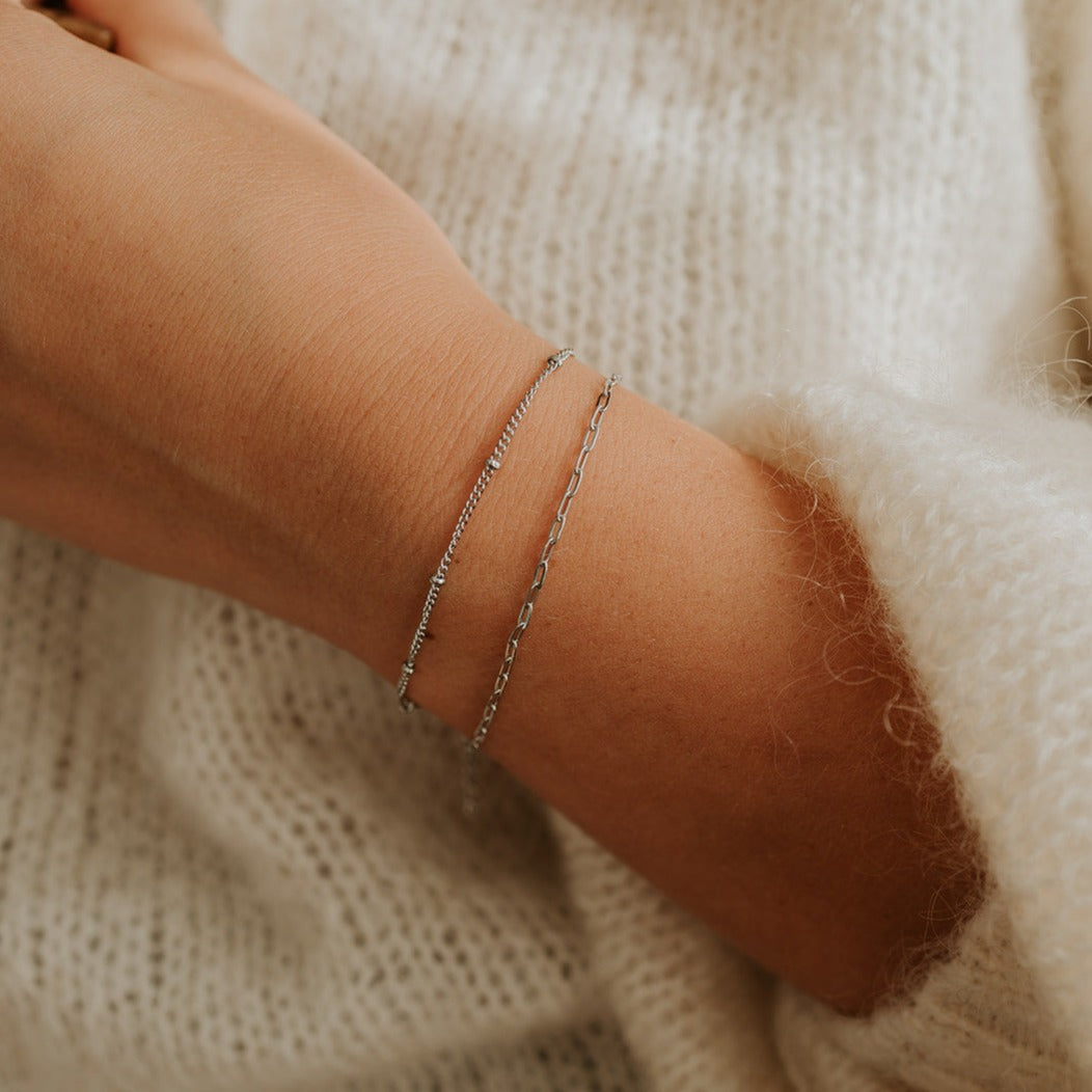 Mini Paperclip Chain Bracelet