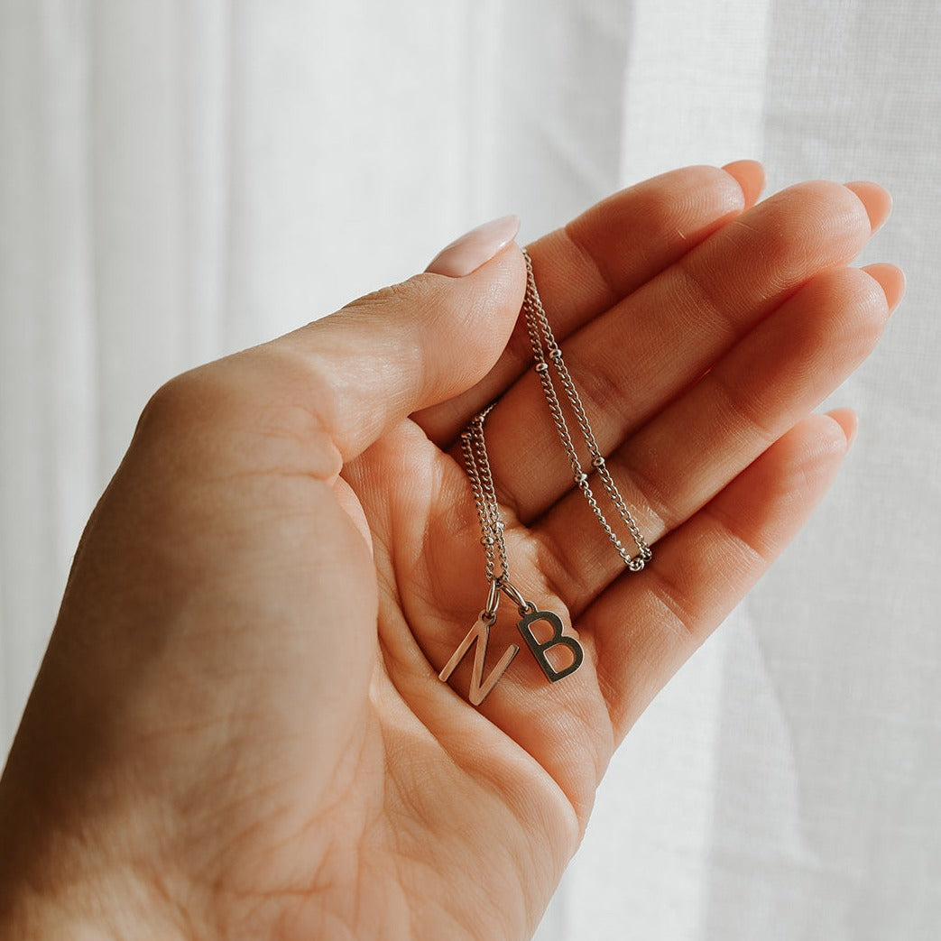 Deluxe Letter Pendant Necklace