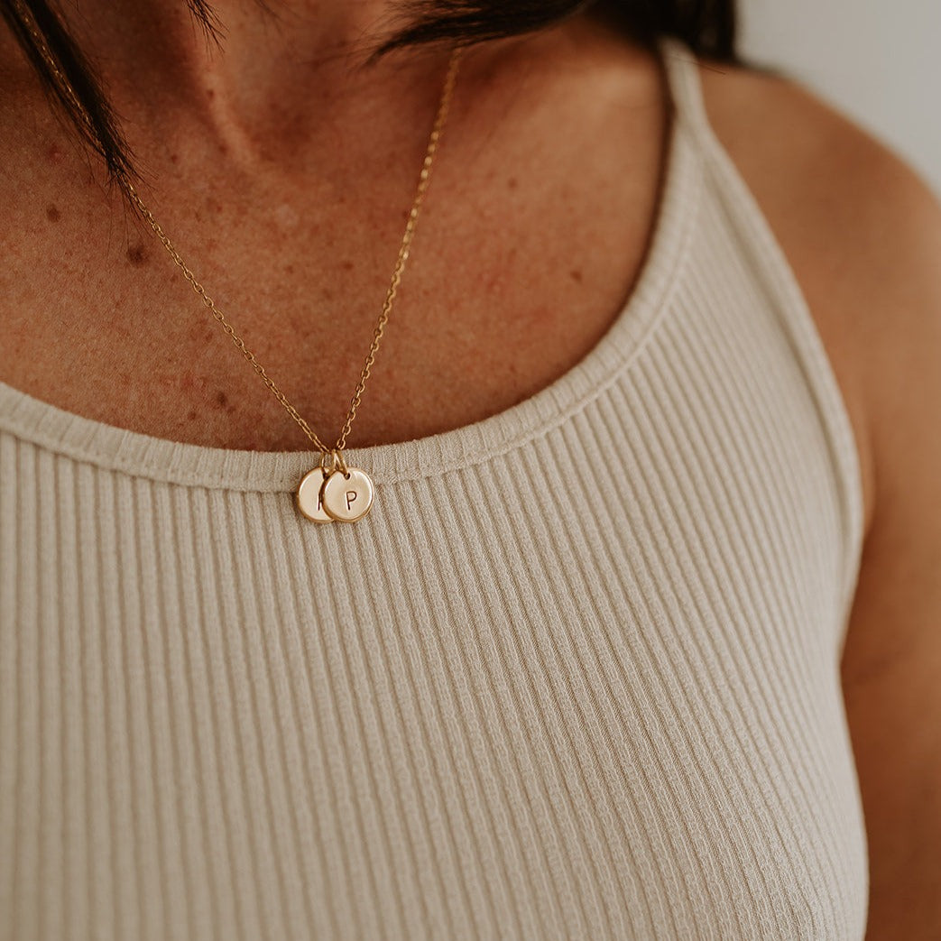 Gold - Initial Necklace