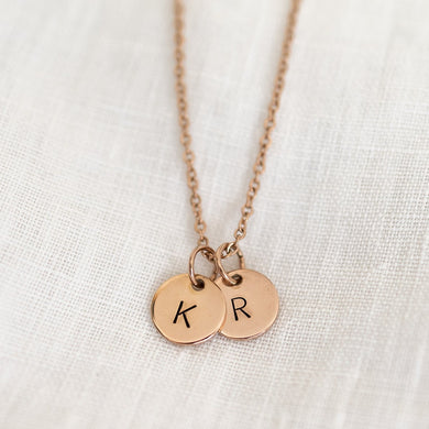 Rosegold - Initial Necklace