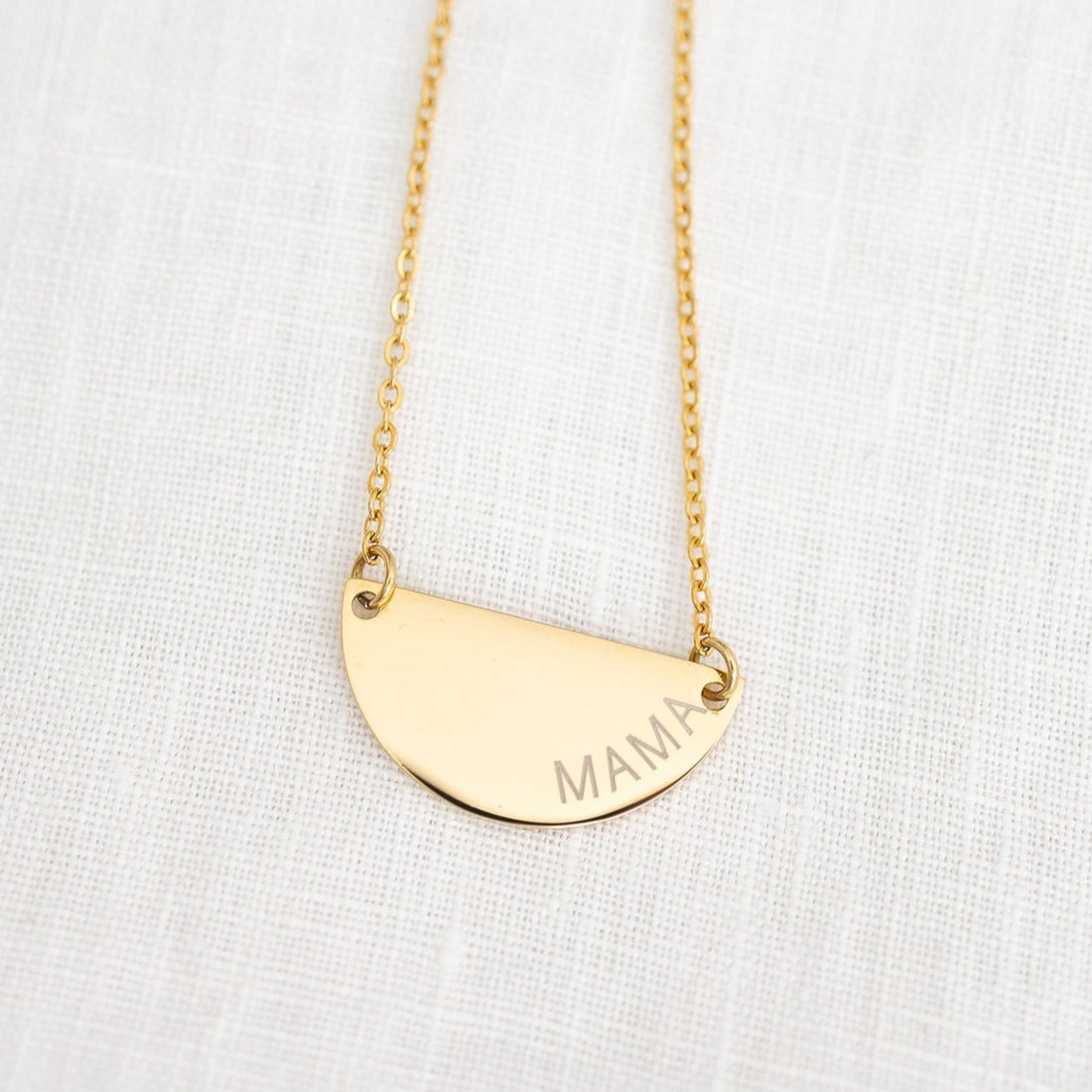 Personalised Semi Circle Necklace