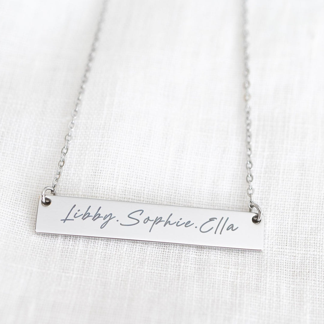 Bar Necklaces – Katyb Jewellery Design