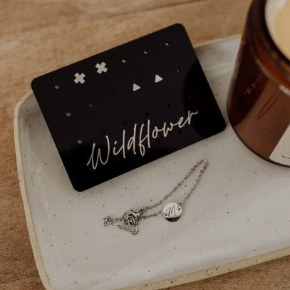 Initial Circle Bracelet